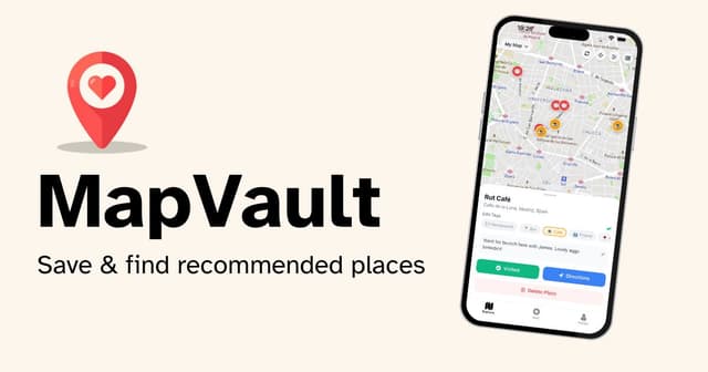 Screenshot of MapVault